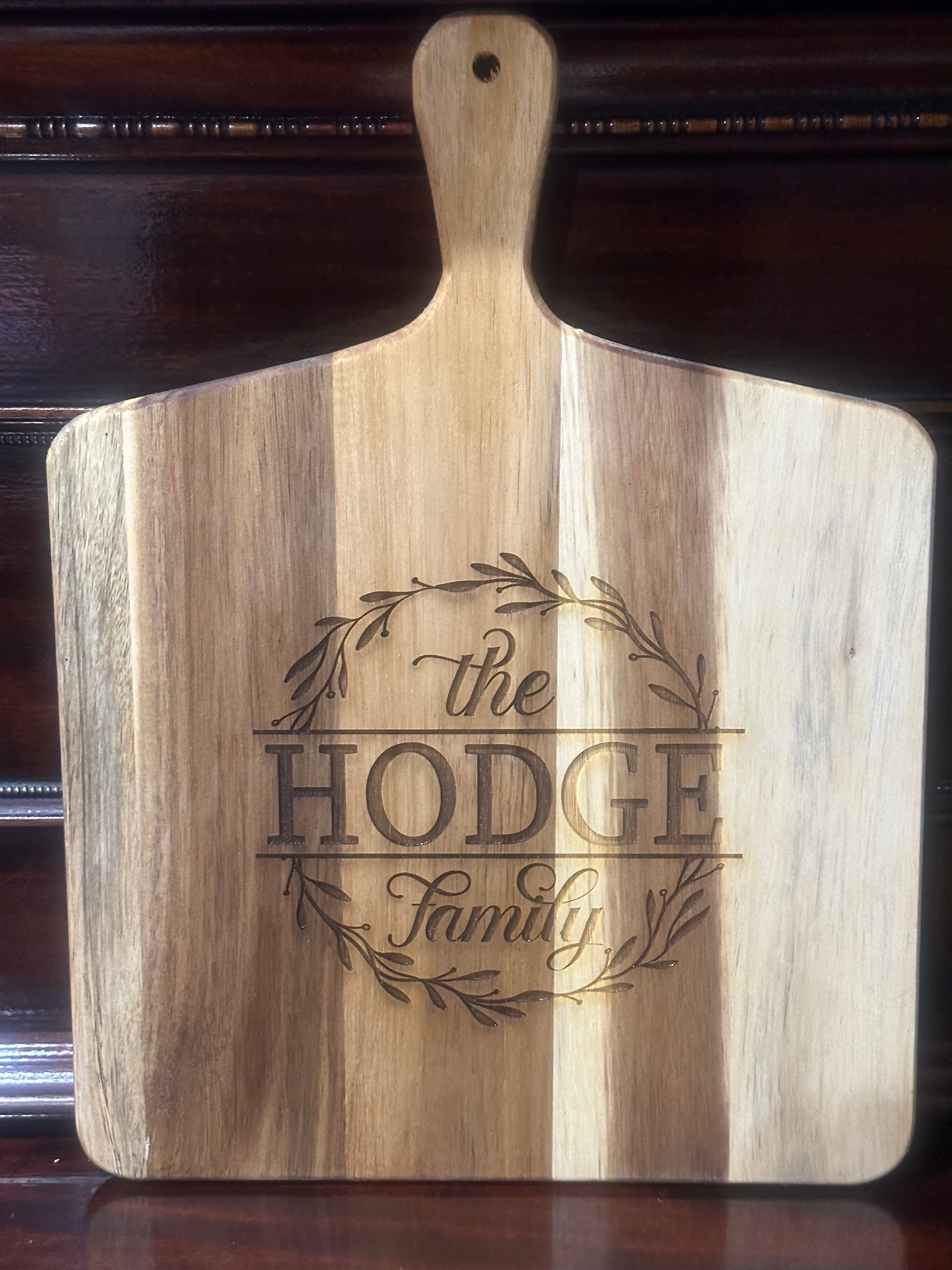 Engraved Family Charcuterie/Cutting Board – Farmhouse Creations