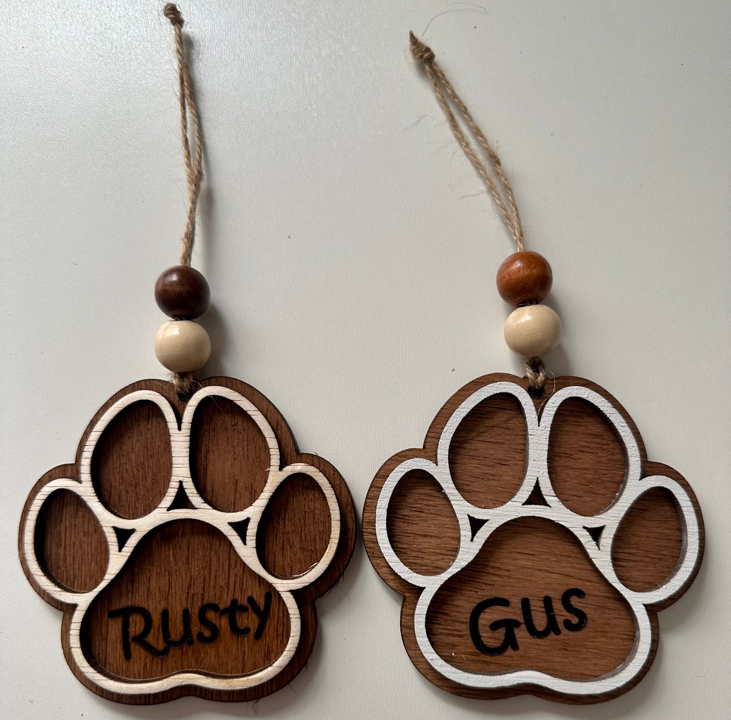 Custom Paw-Print Ornament